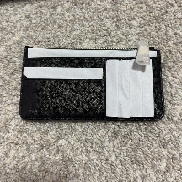 NWT Kate Spade Kenzie Boxed Large Slim Cardholder in Black - Picture 8 of 10